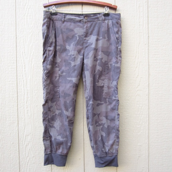 Prana Sky Canyon Jogger Pant Women's 14 Gravel Camo Hiking Outdoor  camping - Picture 1 of 15